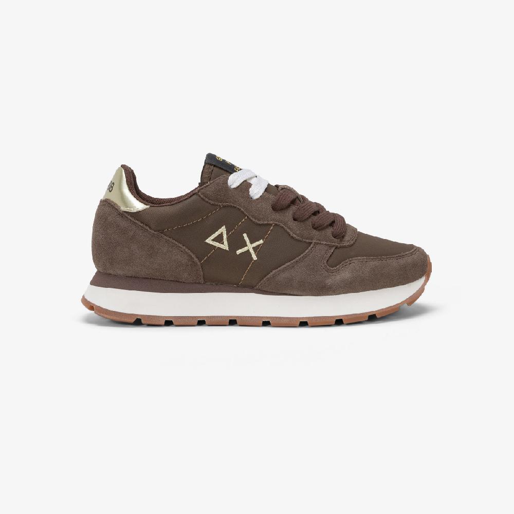 Sun 68 Sneaker Ally Gold Silver In Suede E Nylon - Scarpe