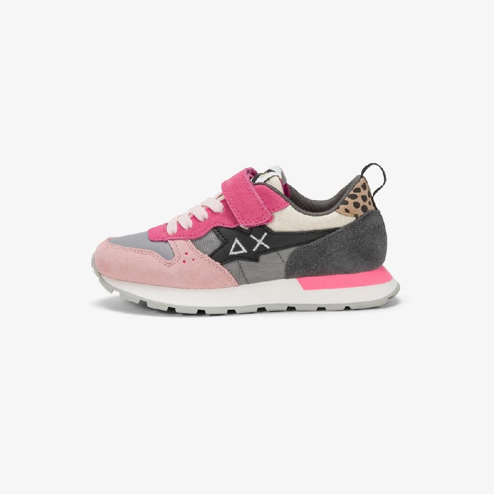 Sun 68 Sneaker Girl's Stargirl Multicolor In Nylon E Suede - Scarpe