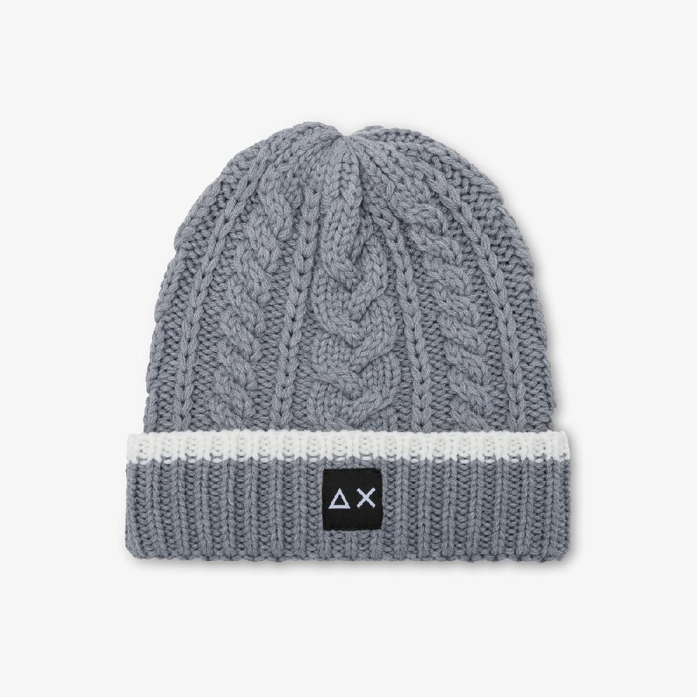 Sun 68 Beanie In Lana A Trecce - Uomo