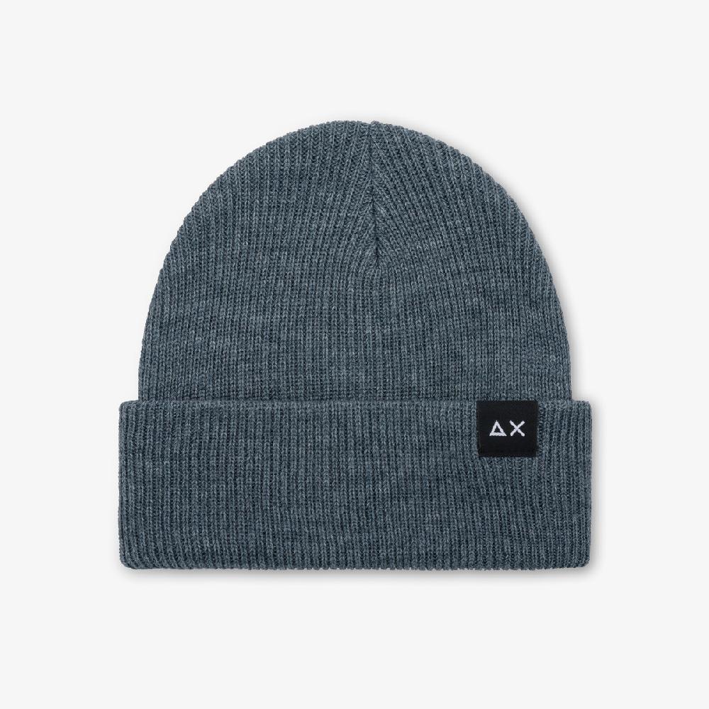 Sun 68 Berretto Beanie In Lana A Coste - Uomo