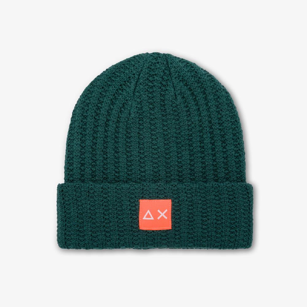 Sun 68 Berrretto Beanie In Lana A Coste - Bambino