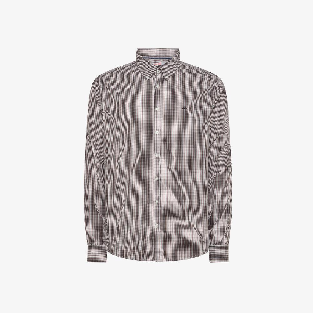 Sun 68 Camicia In Cotone Check - Uomo