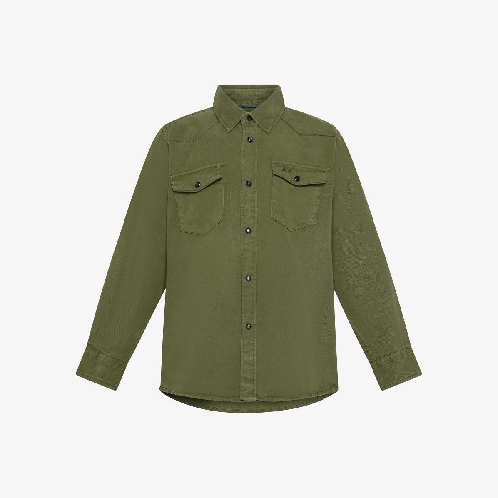 Sun 68 Camicia In Gabardina - Bambino