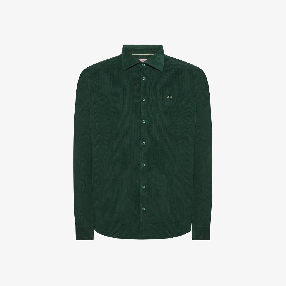 Sun 68 Camicia In Velluto Di Cotone - Uomo