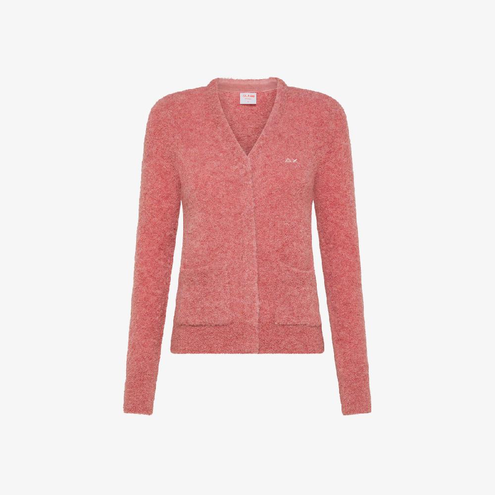 Sun 68 Cardigan In Alpaca - Donna