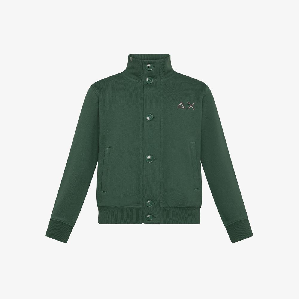 Sun 68 Cardigan In Felpa Di Cotone - Bambino