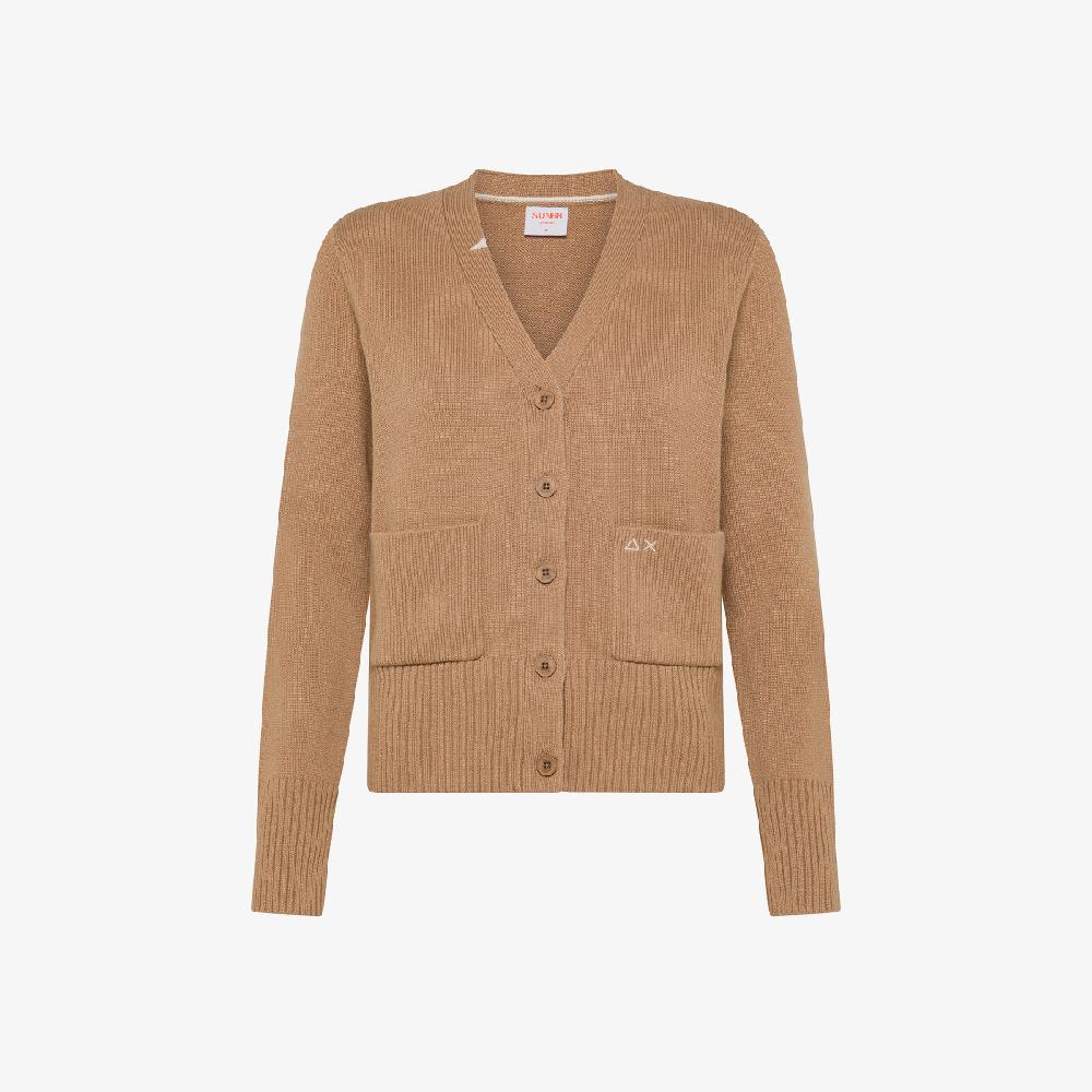 Sun 68 Cardigan In Lana E Cashmere - Donna