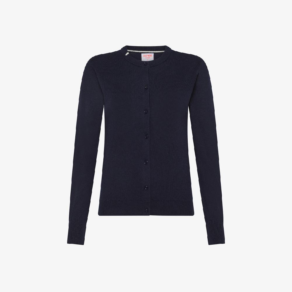 Sun 68 Cardigan In Lana E Cotone - Donna