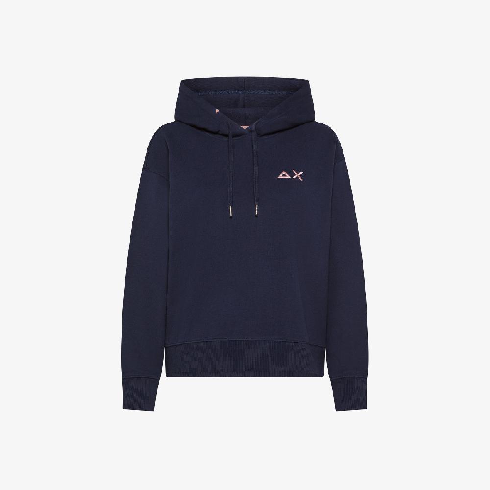 Sun 68 Felpa Con Cappuccio In Cotone - Donna