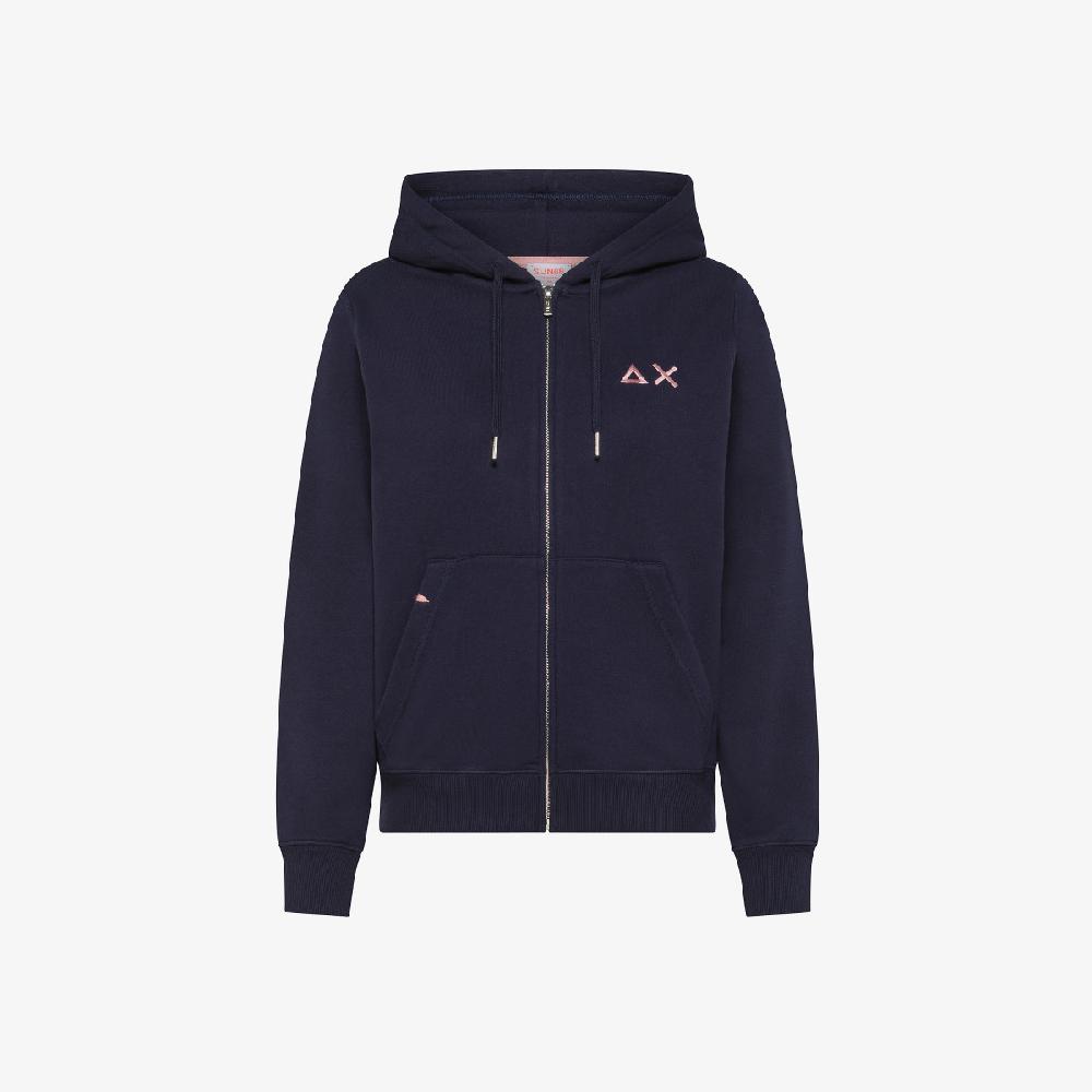 Sun 68 Felpa Con Cappuccio In Cotone - Donna