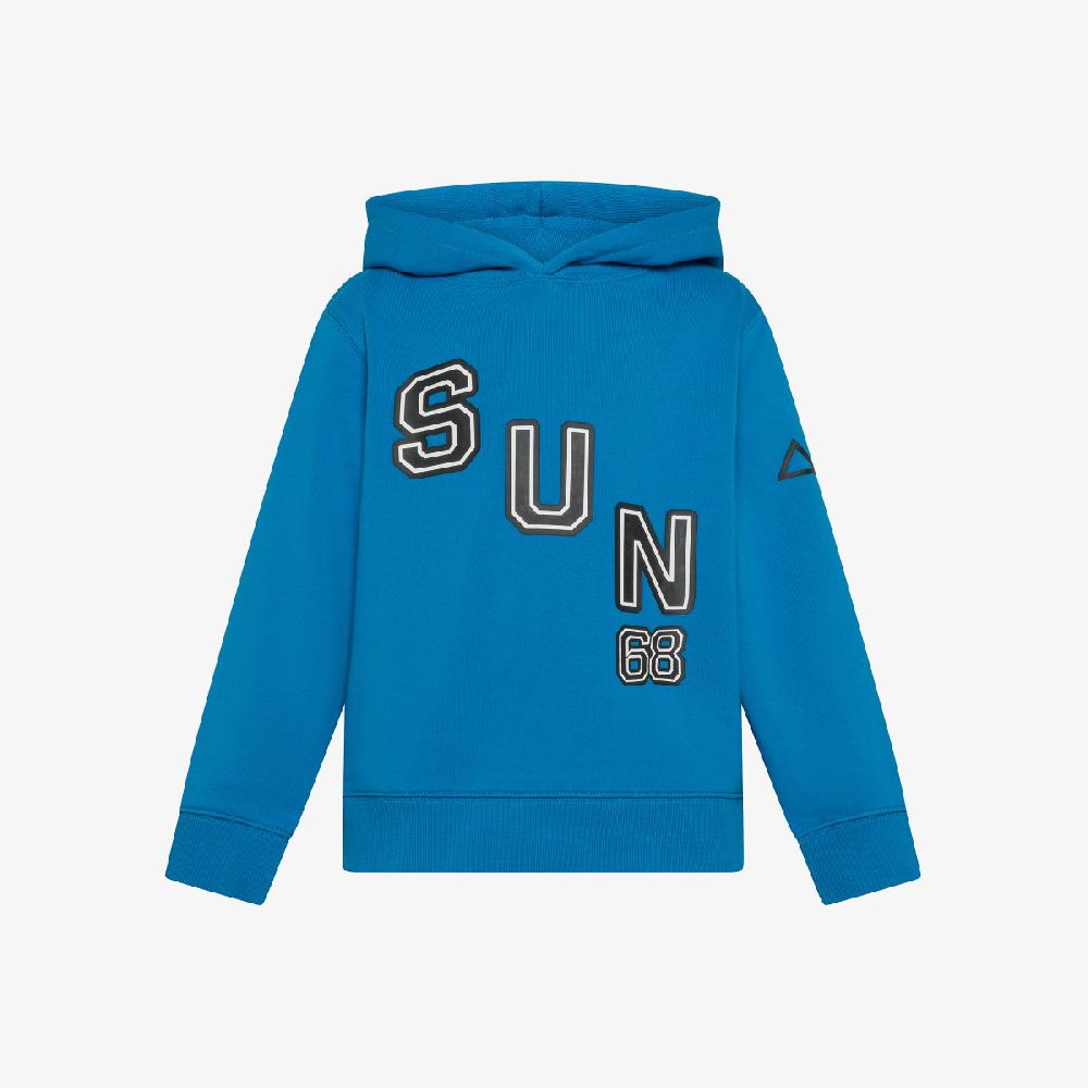 Sun 68 Felpa In Cotone Con Cappuccio - Bambino
