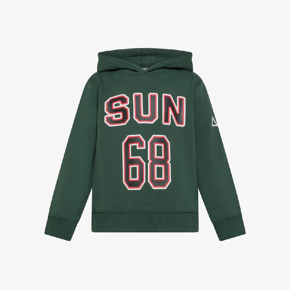 Sun 68 Felpa In Cotone Con Cappuccio - Bambino