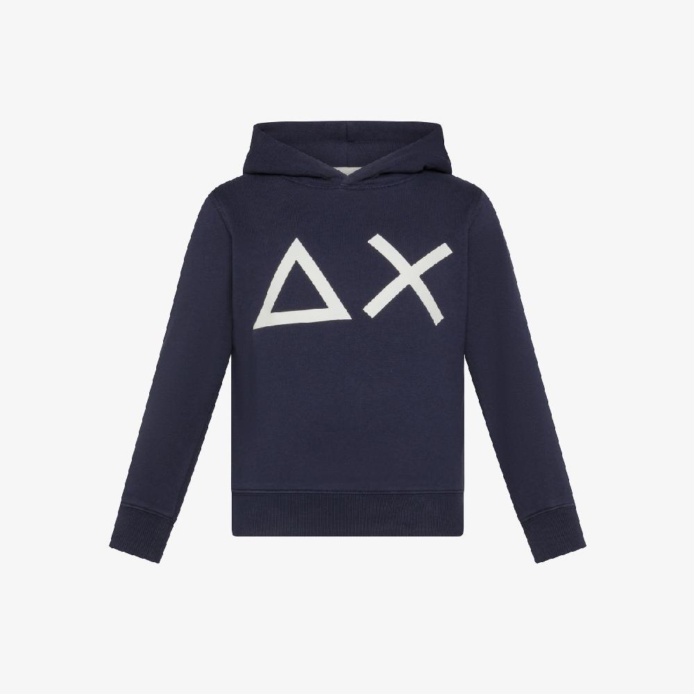 Sun 68 Felpa In Cotone Con Cappuccio - Bambino