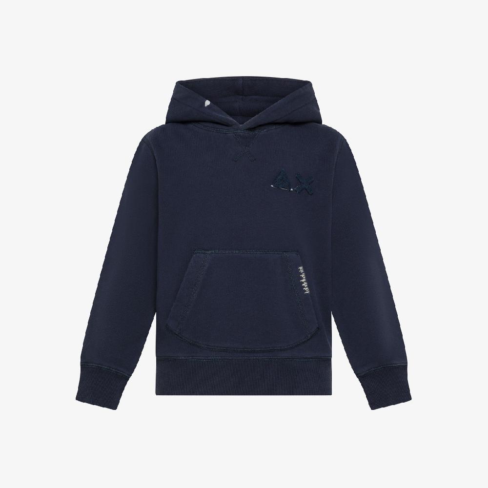 Sun 68 Felpa In Cotone Con Cappuccio - Bambino