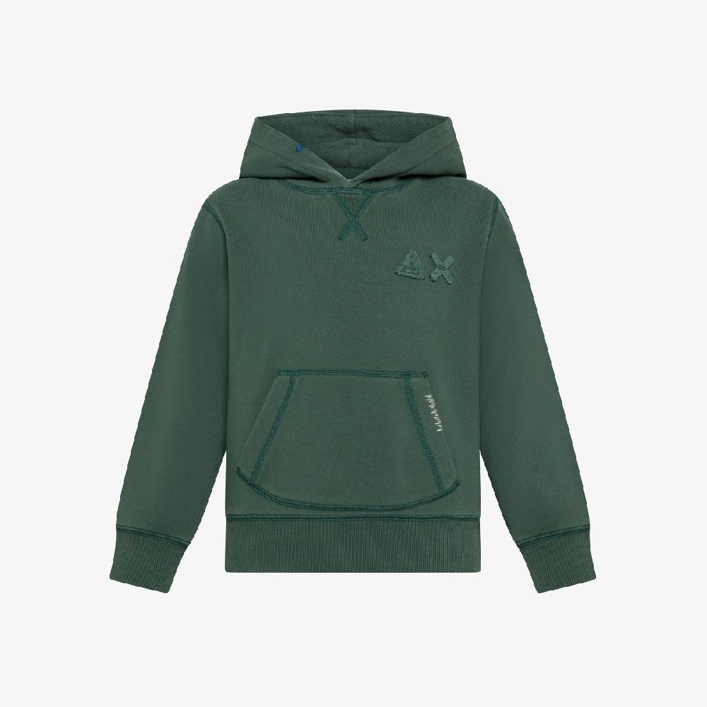 Sun 68 Felpa In Cotone Con Cappuccio - Bambino