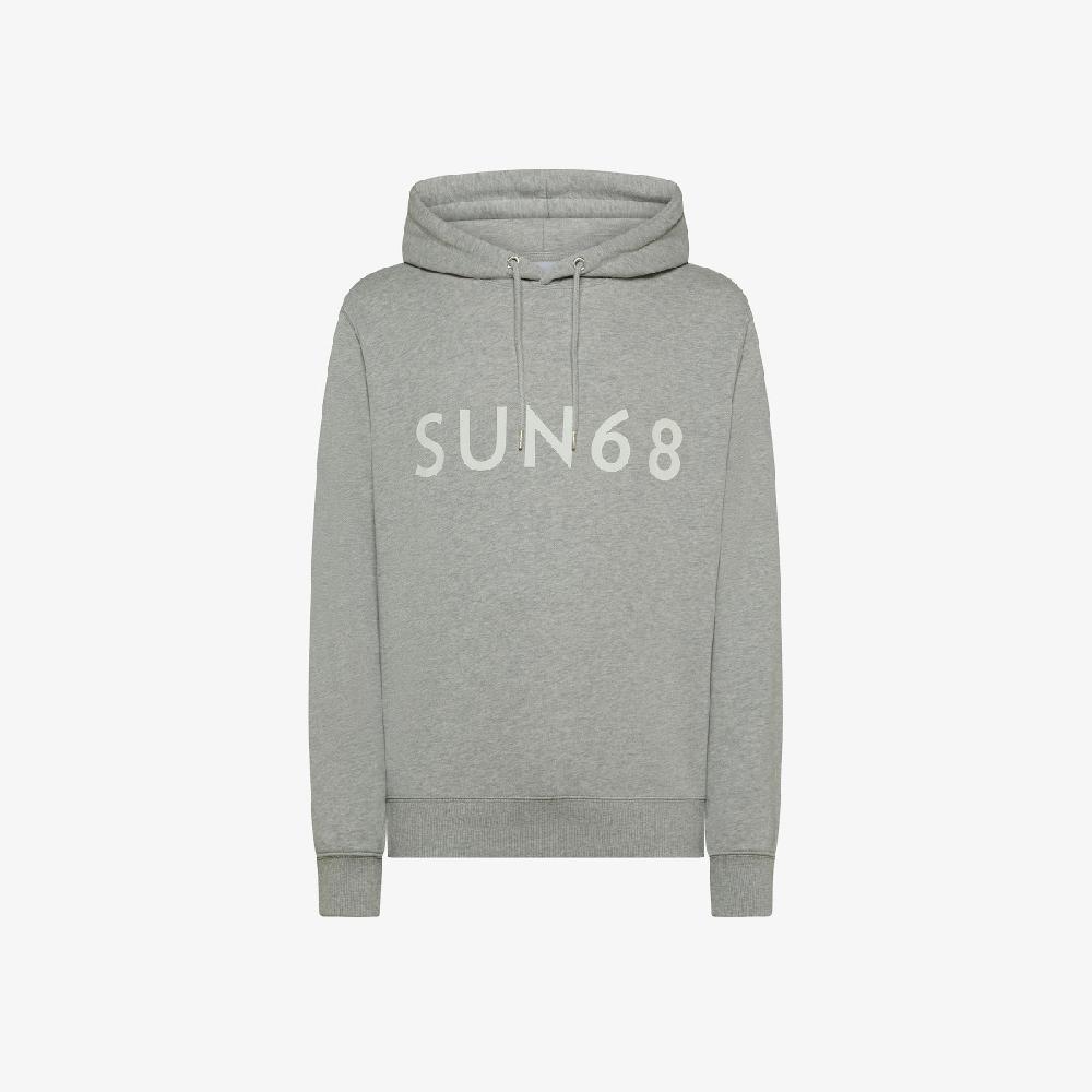 Sun 68 Felpa In Cotone Con Cappuccio - Uomo