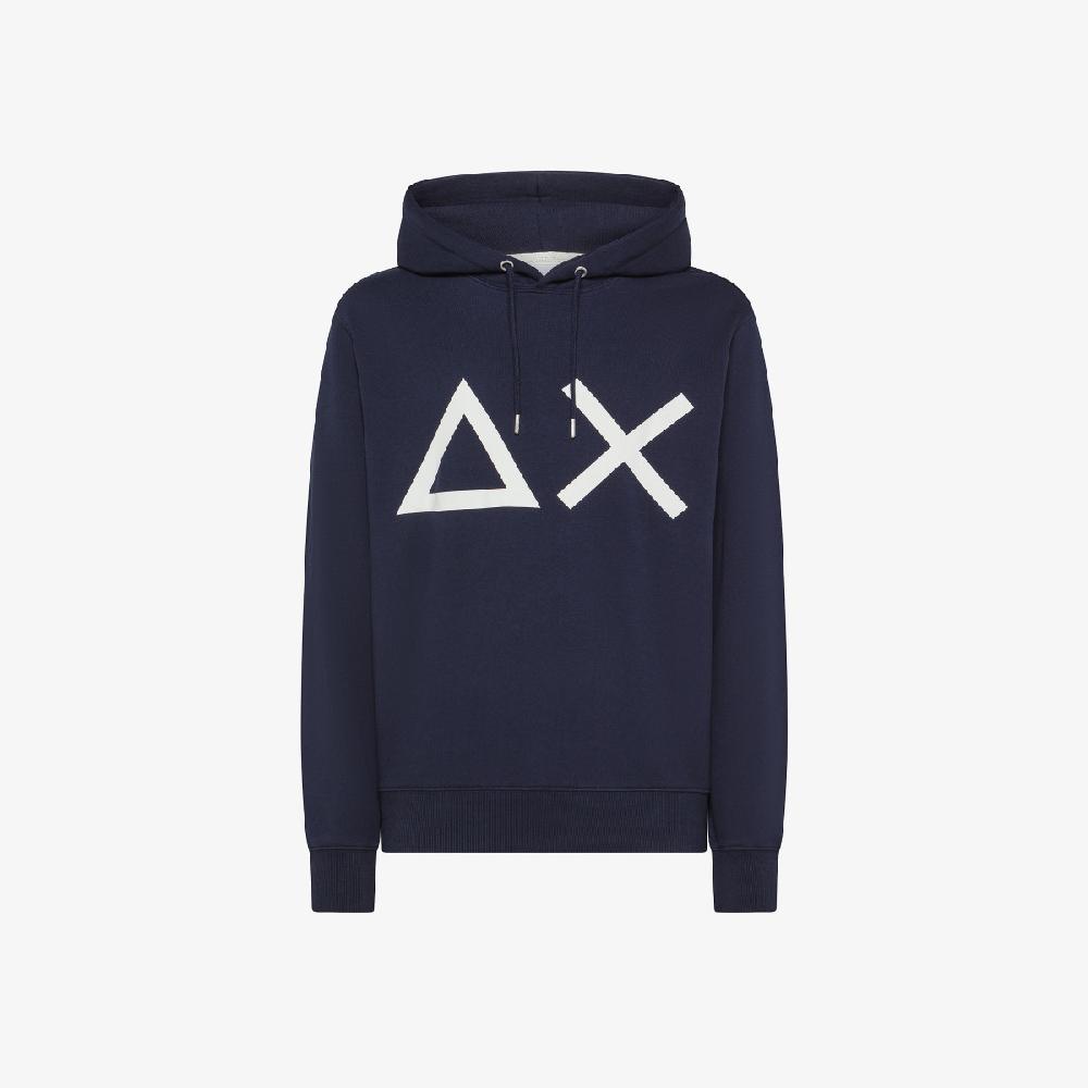 Sun 68 Felpa In Cotone Con Cappuccio - Uomo