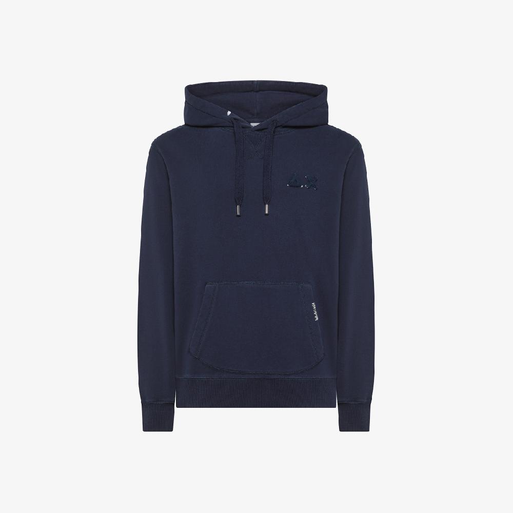 Sun 68 Felpa In Cotone Con Cappuccio - Uomo