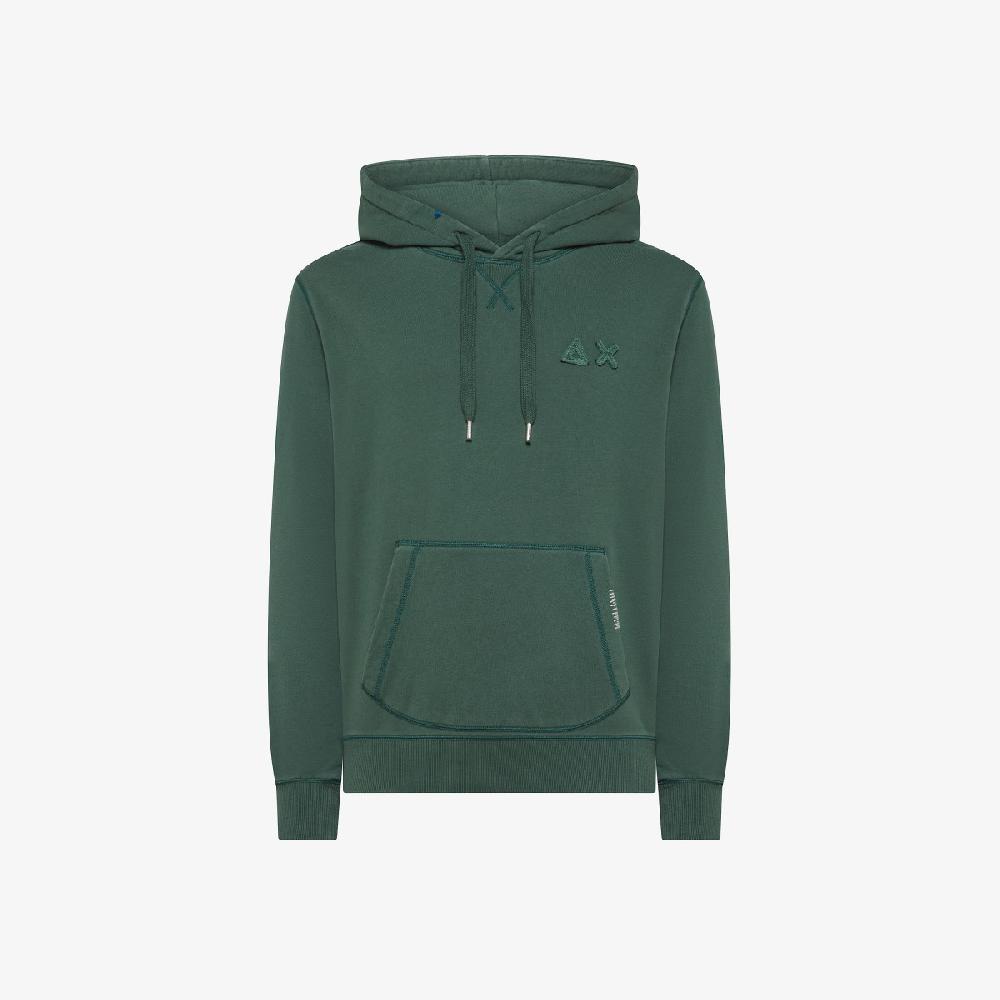 Sun 68 Felpa In Cotone Con Cappuccio - Uomo