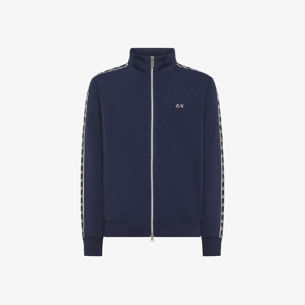 Sun 68 Felpa In Cotone Con Zip - Uomo