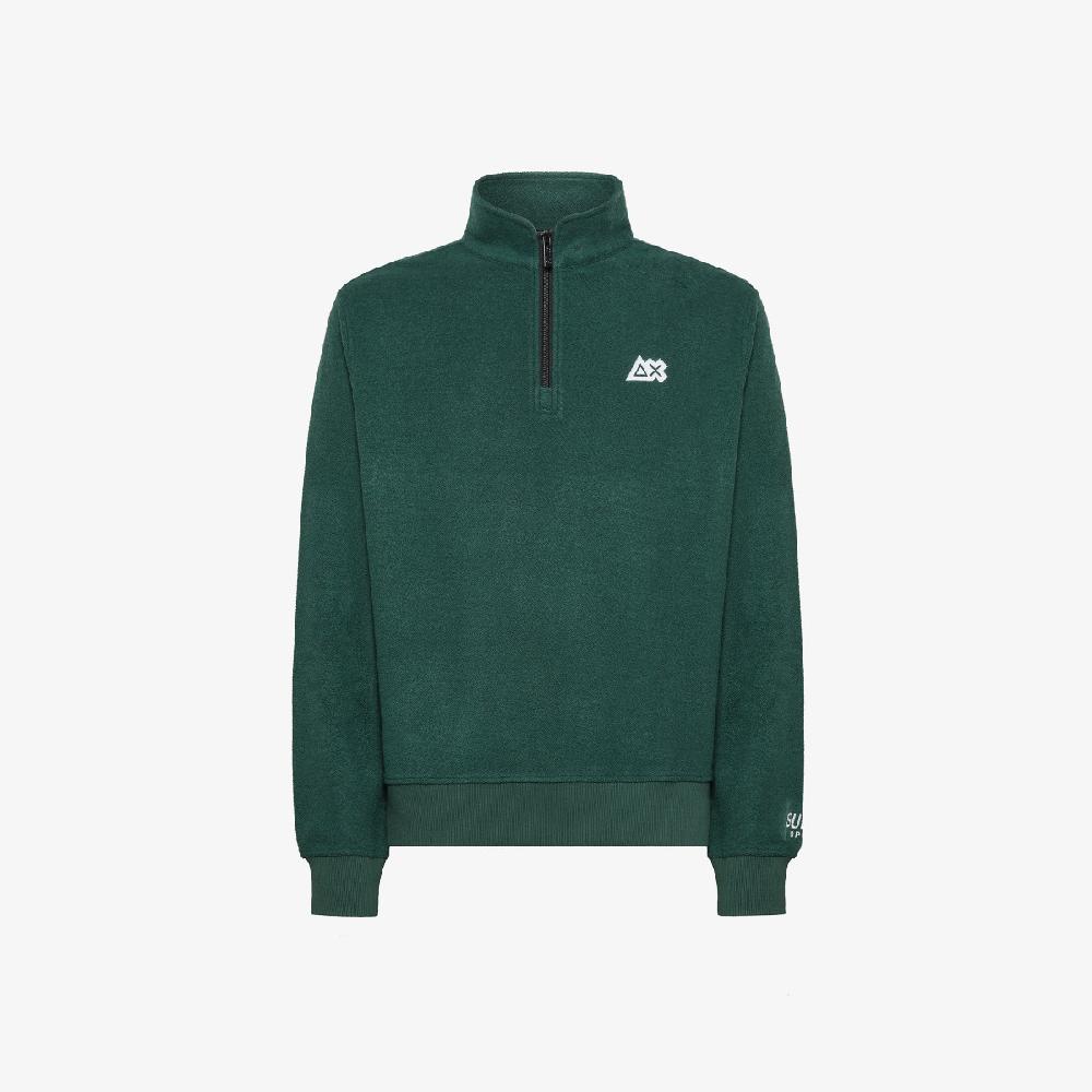 Sun 68 Felpa In Cotone Con Zip - Uomo