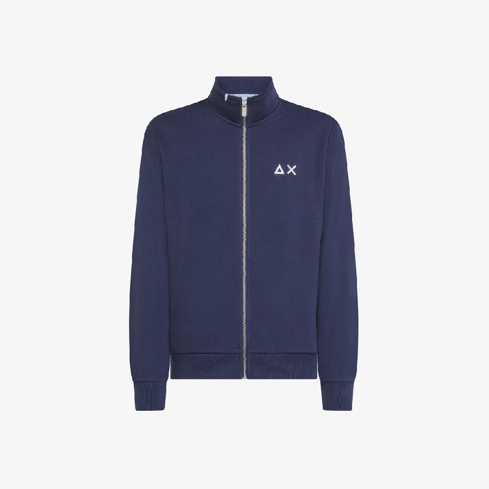 Sun 68 Felpa In Cotone Con Zip - Uomo