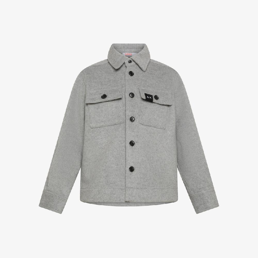 Sun 68 Giacca Overshirt In Lana - Bambino