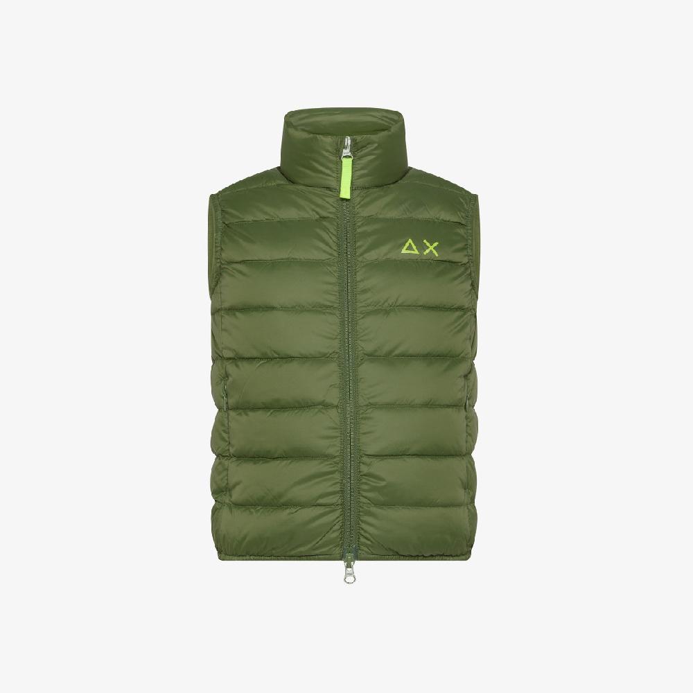 Sun 68 Gilet In Nylon Trapuntato - Bambino