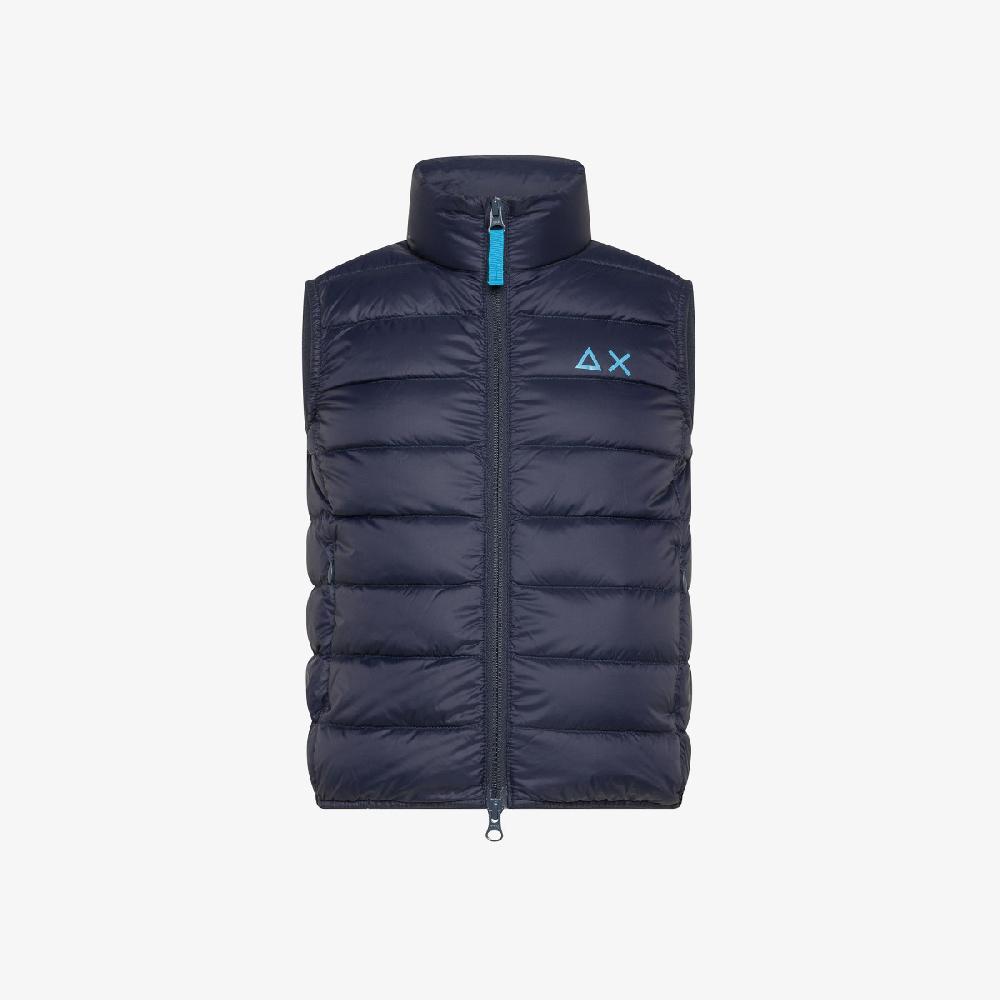 Sun 68 Gilet In Nylon Trapuntato - Bambino