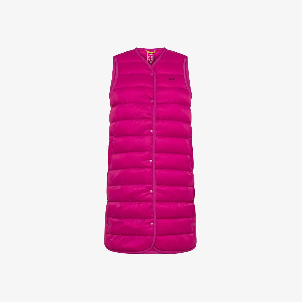 Sun 68 Gilet In Nylon Trapuntato - Donna