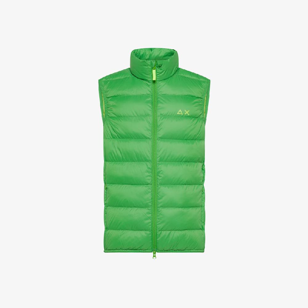 Sun 68 Gilet In Nylon Trapuntato - Uomo