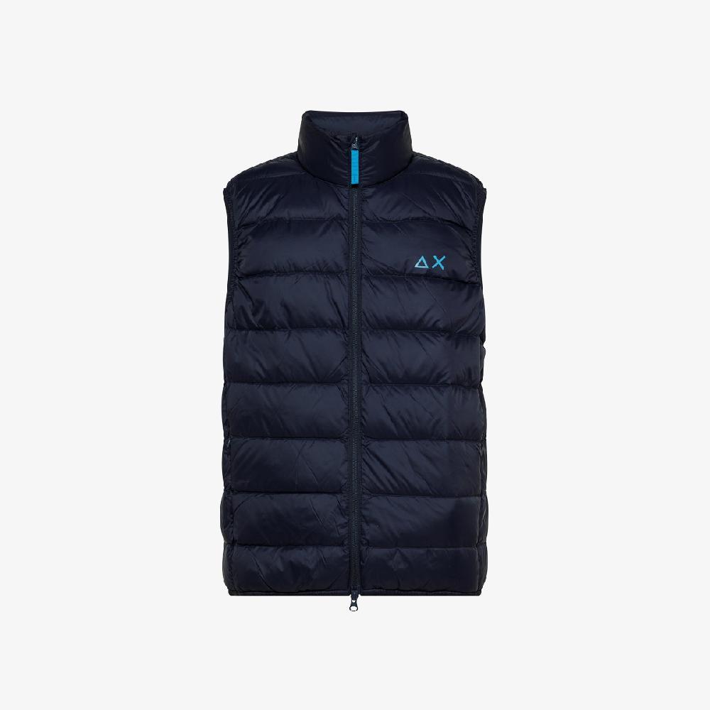 Sun 68 Gilet In Nylon Trapuntato - Uomo
