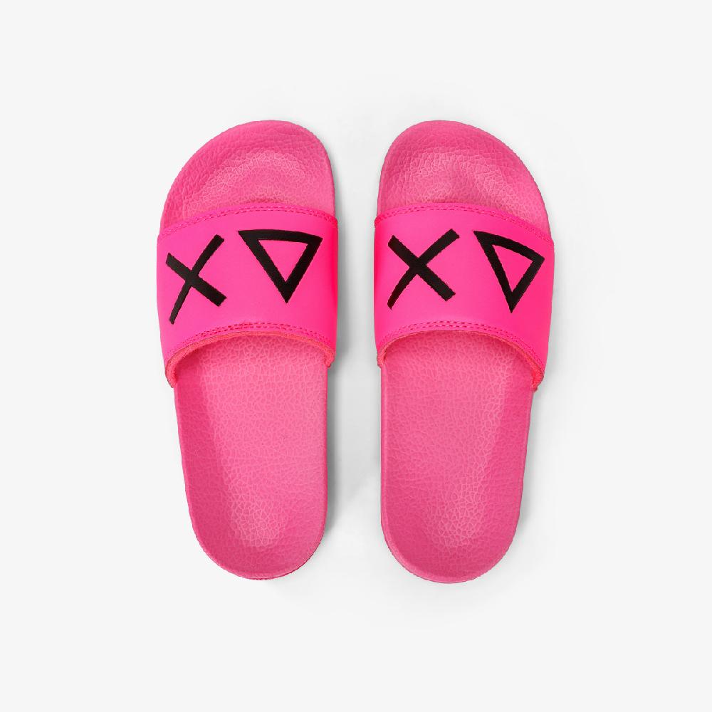 Sun 68 Girl's Slippers Logo - Beach