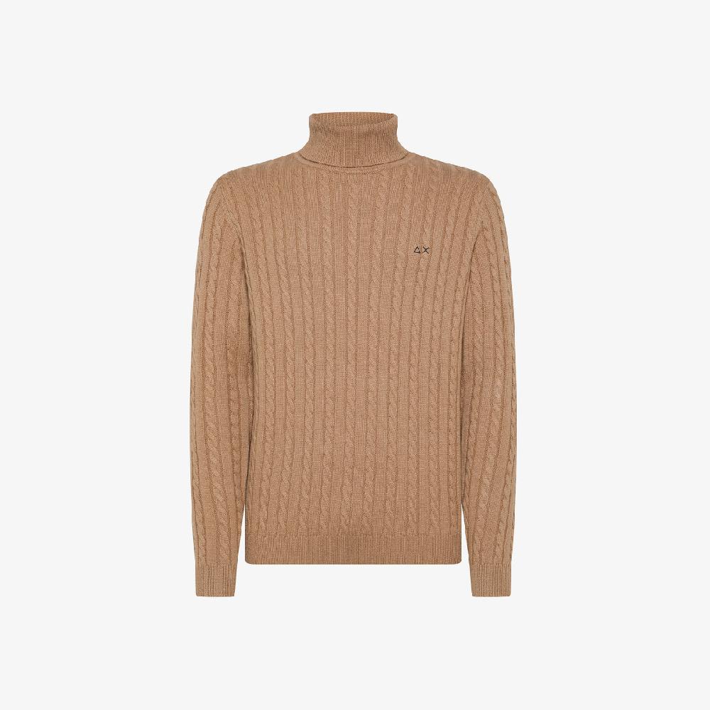 Sun 68 Maglia Dolcevita In Lana E Cashmere - Uomo