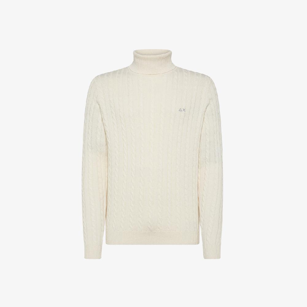 Sun 68 Maglia Dolcevita In Lana E Cashmere - Uomo