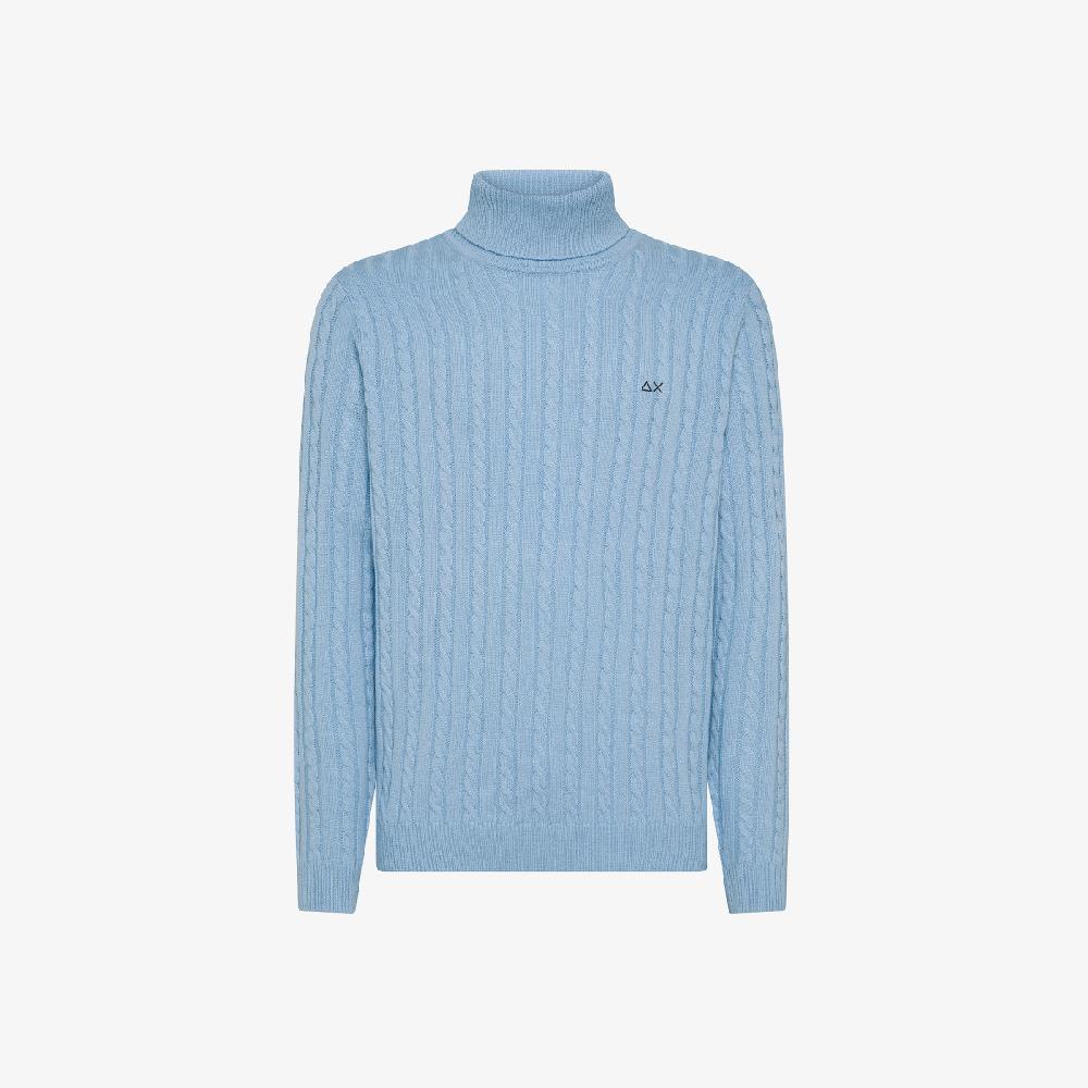 Sun 68 Maglia Dolcevita In Lana E Cashmere - Uomo