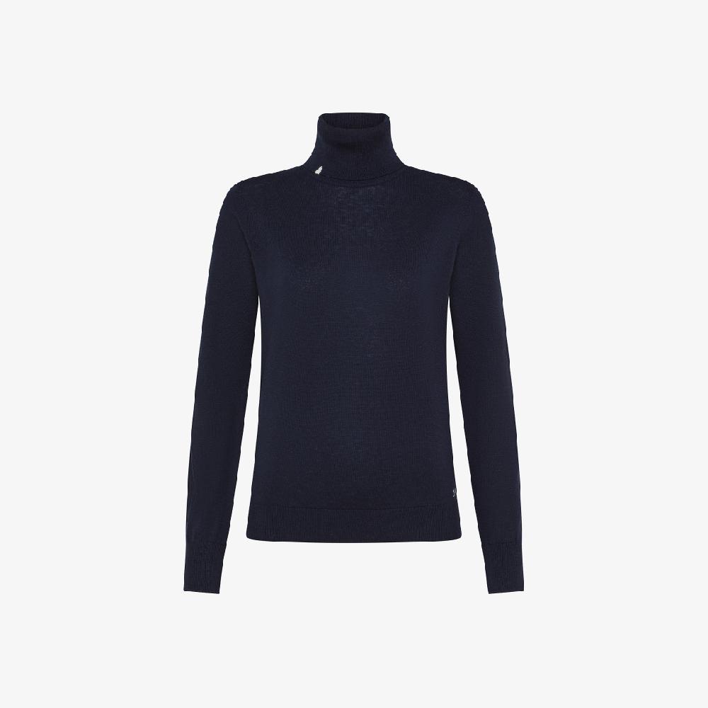 Sun 68 Maglia Dolcevita In Lana E Cotone - Donna