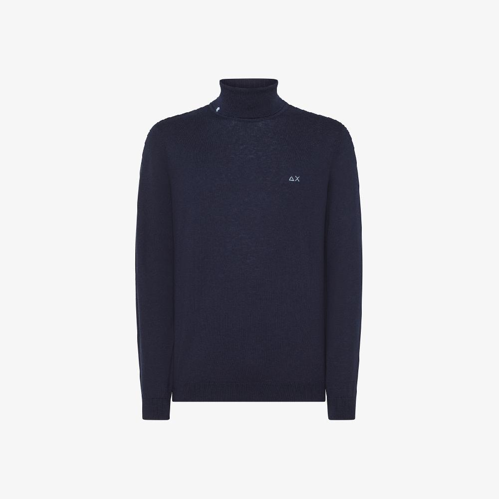 Sun 68 Maglia Dolcevita In Lana E Cotone - Uomo