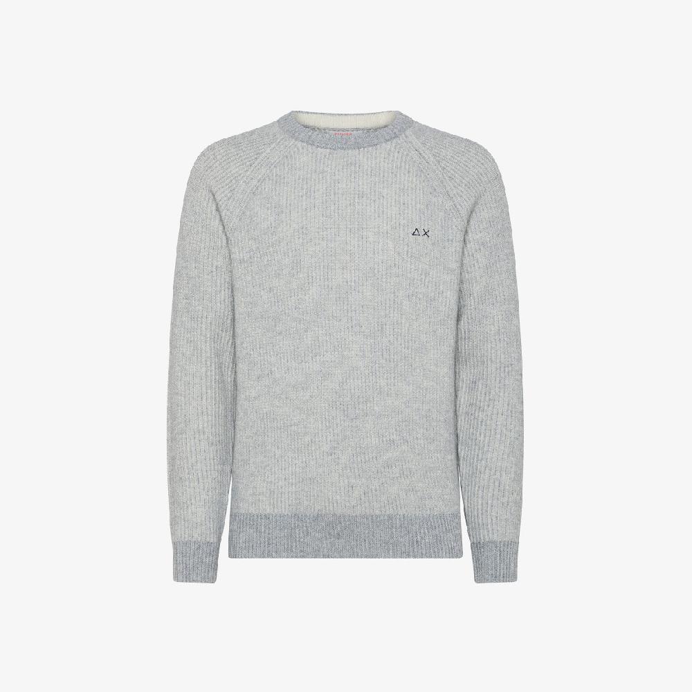 Sun 68 Maglia In Lana E Cashmere A Coste - Uomo