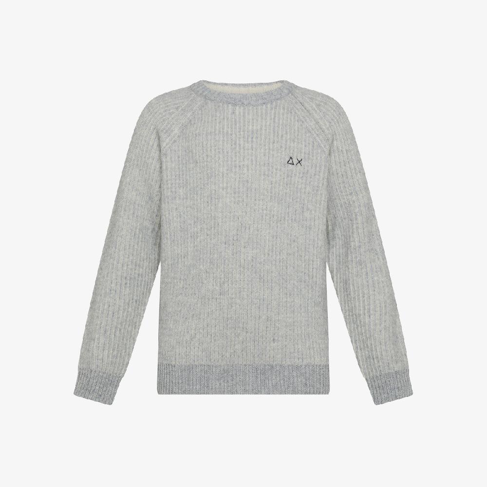 Sun 68 Maglia In Lana E Cotone A Coste - Bambino