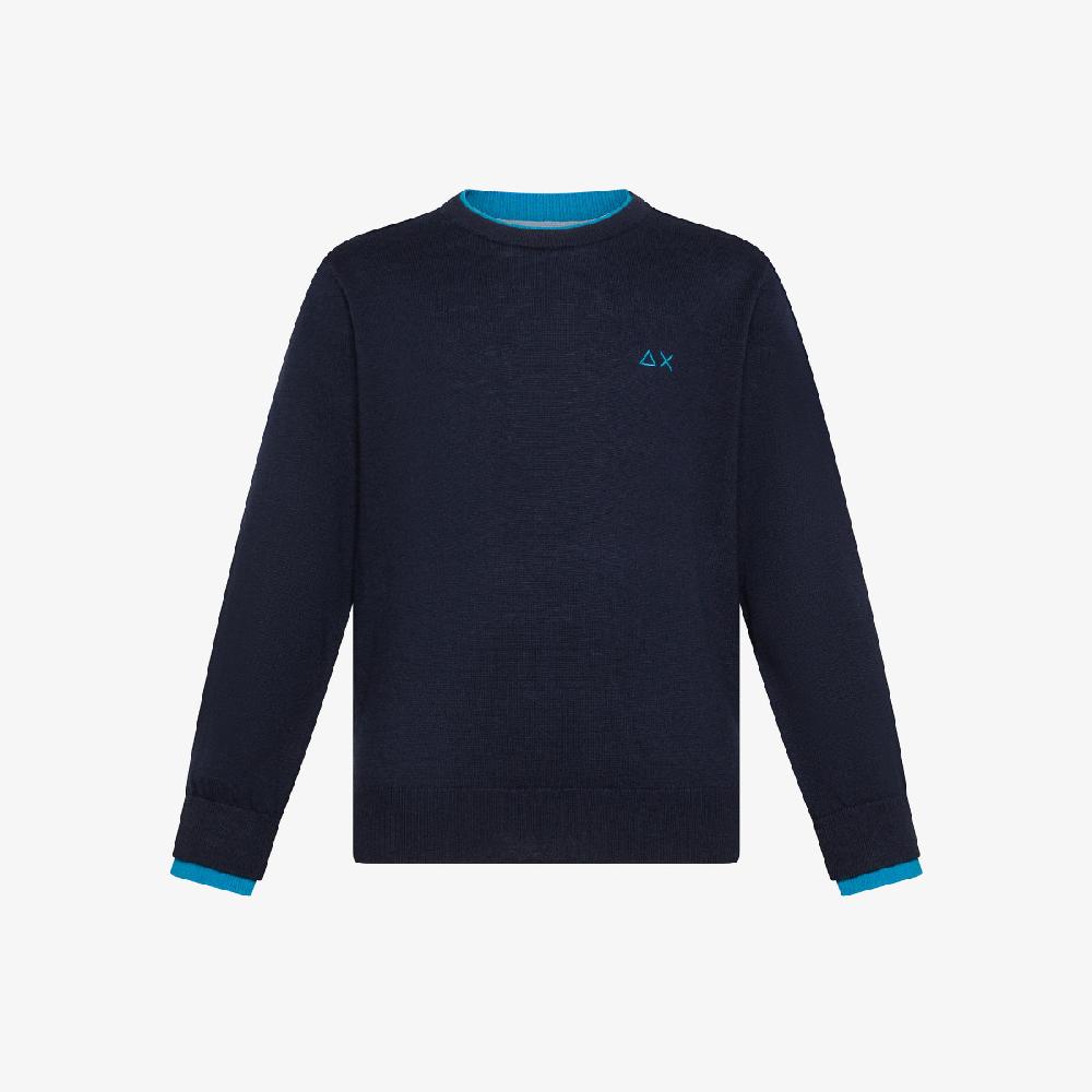 Sun 68 Maglia In Lana E Cotone - Bambino