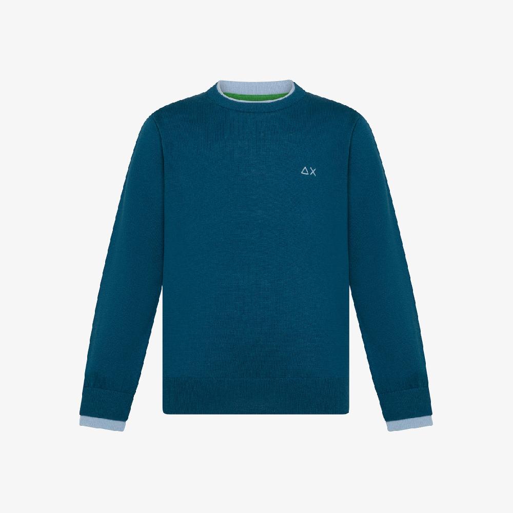 Sun 68 Maglia In Lana E Cotone - Bambino