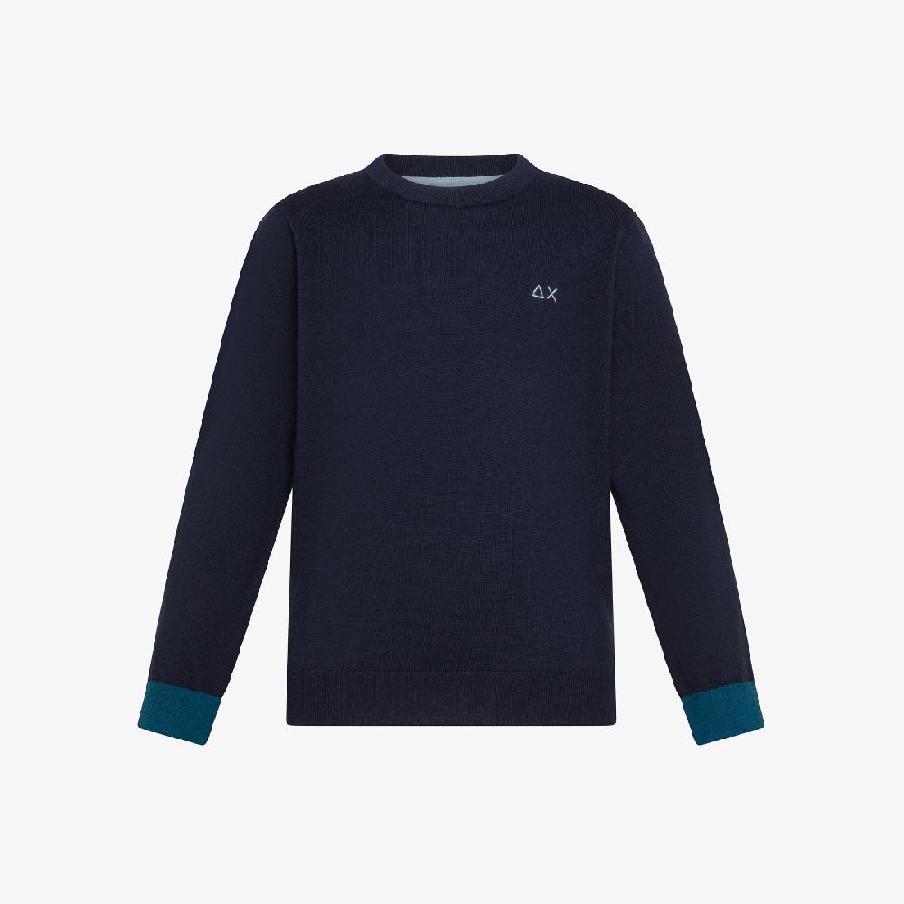 Sun 68 Maglia In Lana E Cotone - Bambino