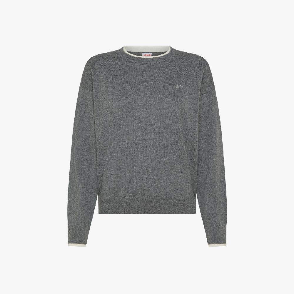 Sun 68 Maglia In Lana E Cotone - Donna