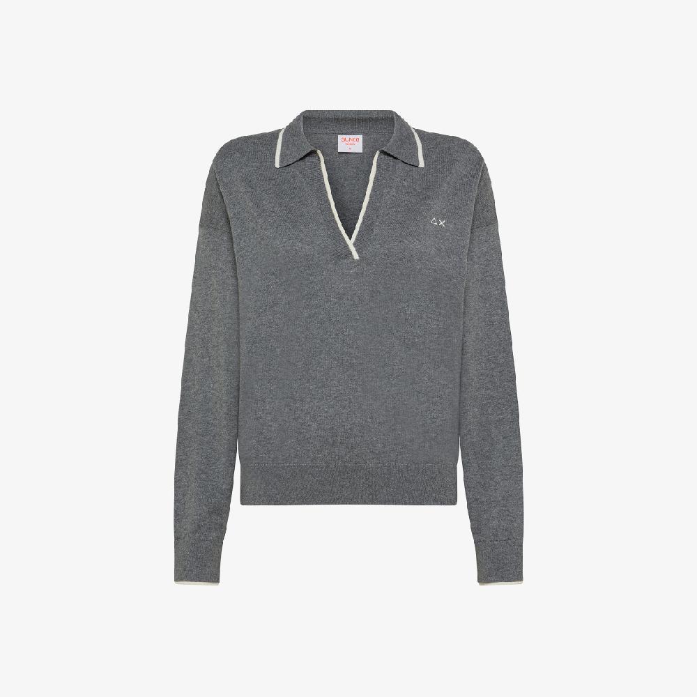 Sun 68 Maglia In Lana E Cotone - Donna