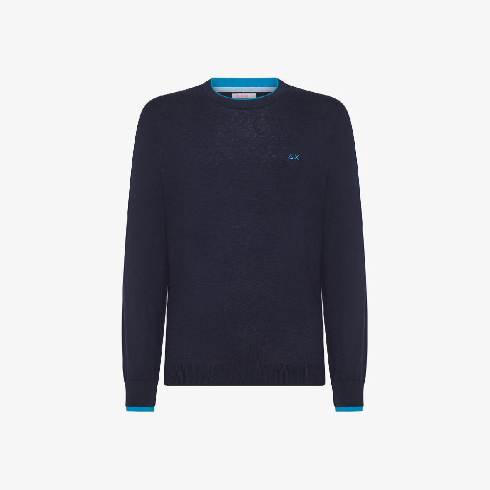 Sun 68 Maglia In Lana E Cotone - Uomo