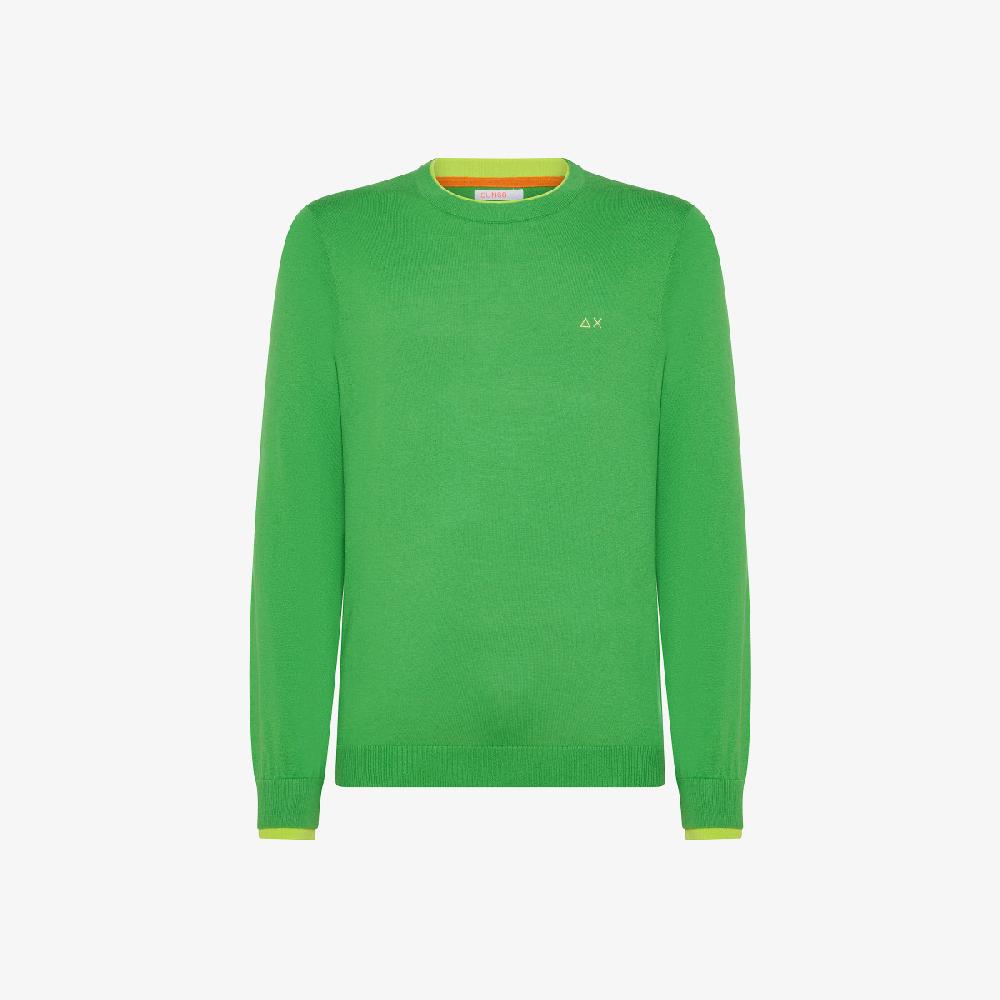 Sun 68 Maglia In Lana E Cotone - Uomo