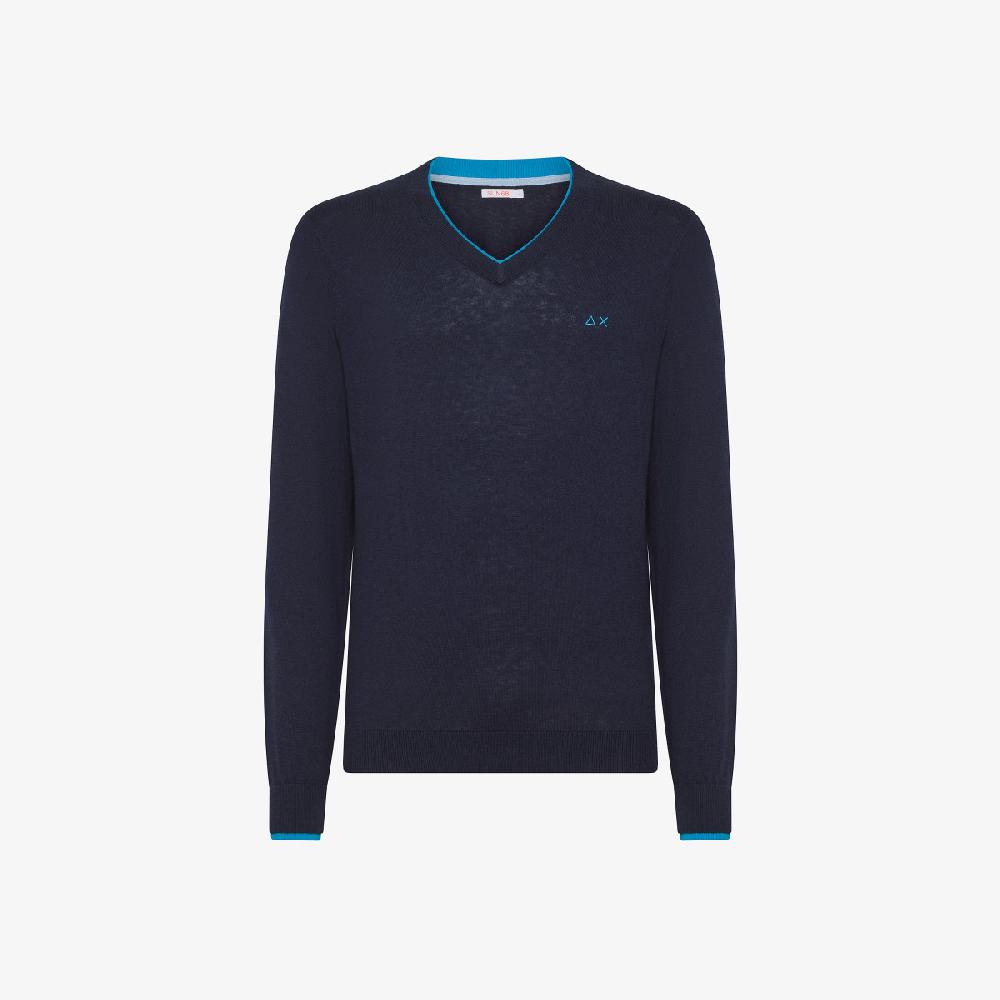 Sun 68 Maglia In Lana E Cotone - Uomo