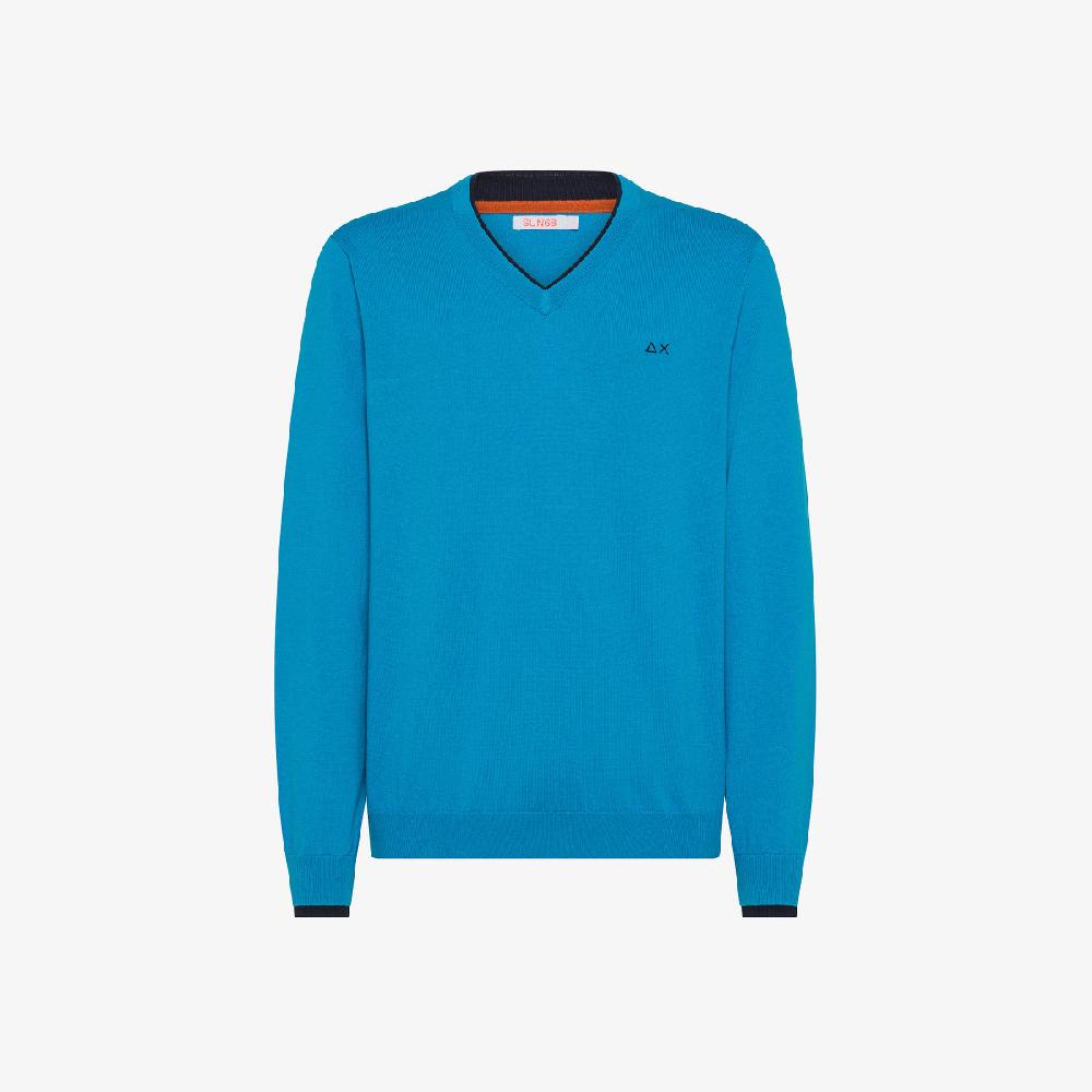 Sun 68 Maglia In Lana E Cotone - Uomo