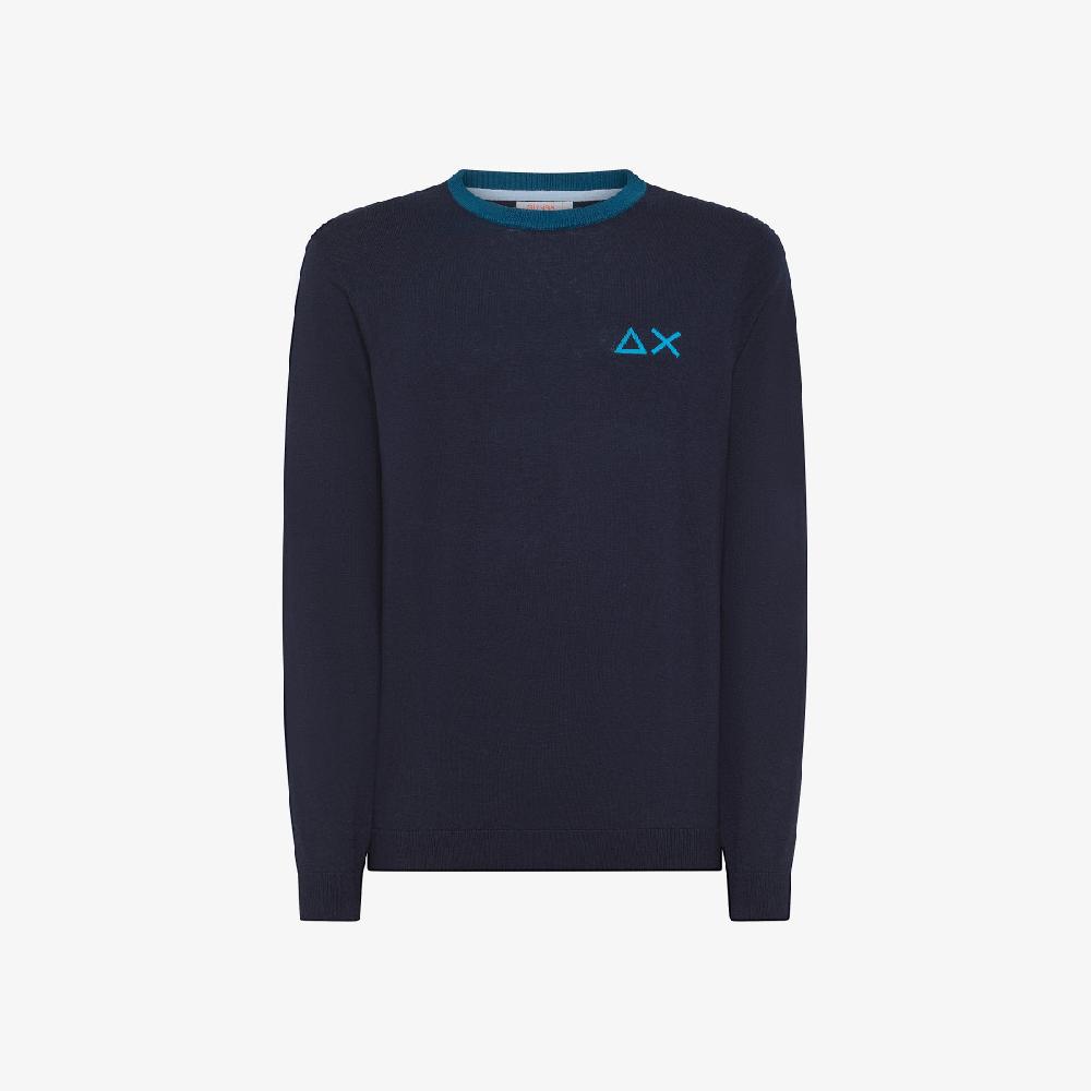 Sun 68 Maglia In Lana E Cotone - Uomo